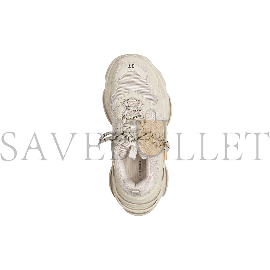 BALENCIAGA WOMEN'S TRIPLE S SNEAKER IN BEIGE 524039W2FW19700 BALENCIAGA WOMEN'S TRIPLE S SNEAKER IN BEIGE 524039W2FW19700